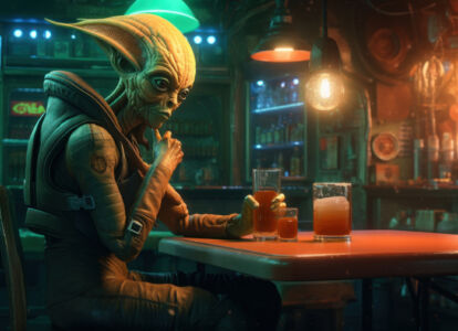 Alien Allein In Bar