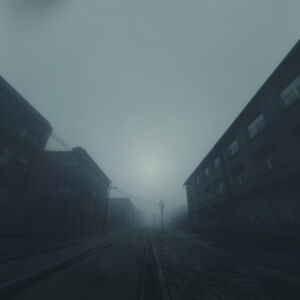 Cover Art Strasse Im Nebel