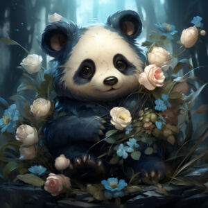 Fantasiebild Panda Niedlich Kostenlos