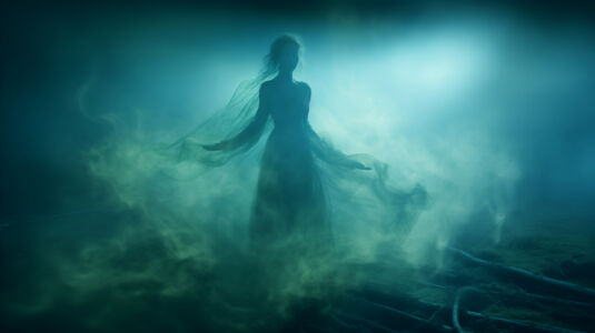 Geist im leuchtenden Nebel