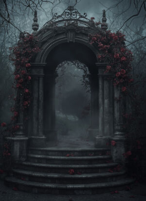 Gothic Romantic Hintergrundbild Pavillon