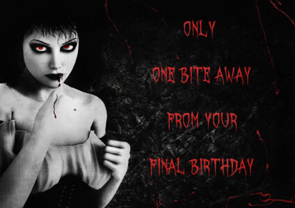 Vampir Geburtstag - Only One Bite Away - 