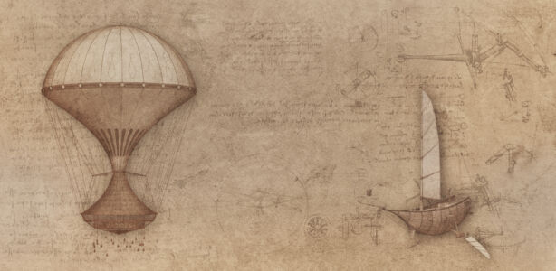 Leonardo Da Vinci Luftfahrt Panorama 03