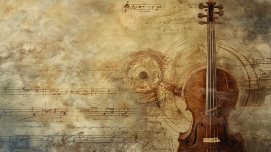 Vintage Musik Hintergrundbild mit Cello