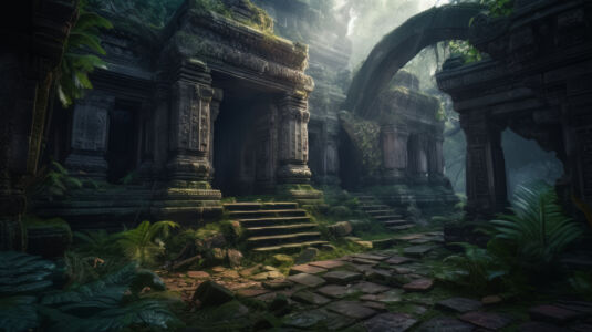 Mystische Tempel Und Ruinen Kostenlos -1