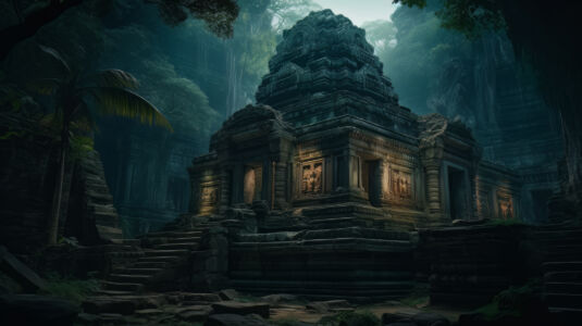 Mystische Tempel Und Ruinen Kostenlos -3