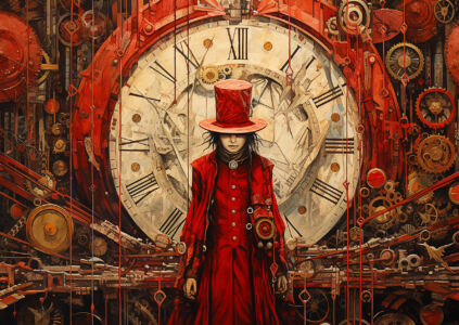 Steampunk Surreal Hintergrundbild 