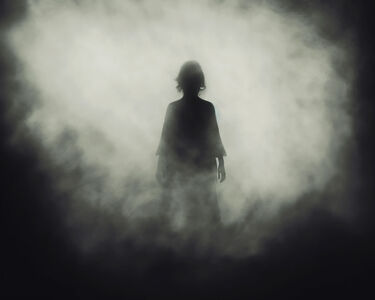 Schatten Person Nebel Unheimlich Horror 